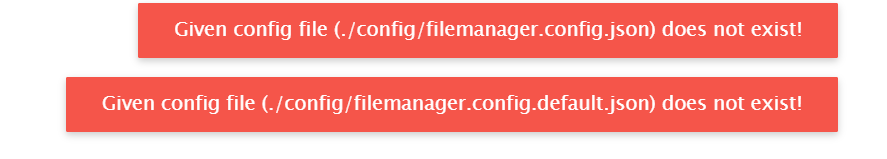 error banners